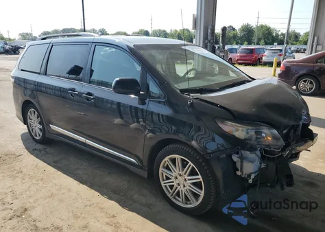 2012 Toyota Sienna Sport from USA, damaged, VIN 5TDXK3DC7CS206626
